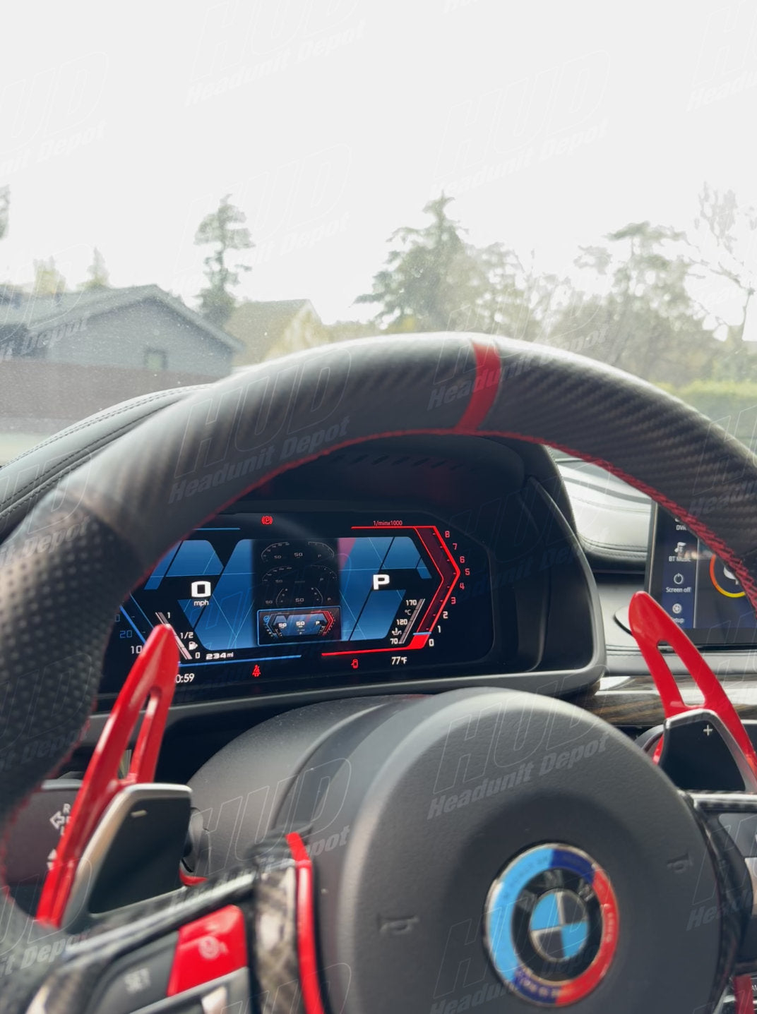 HUD Digital Instrument Cluster for BMW X