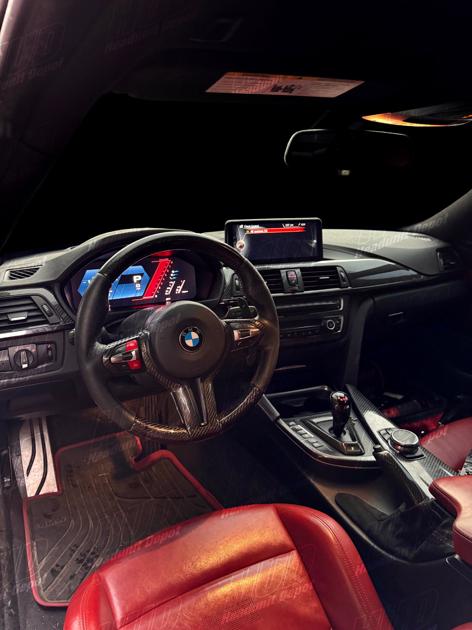 HUD Digital Instrument Cluster for BMW M